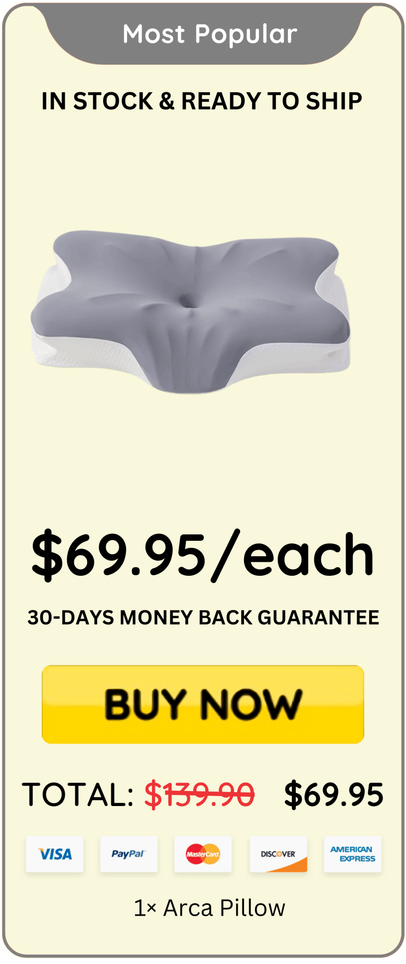 Arca Pillow price 